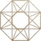 Ekena Millwork Guardian Wood Fretwork Pierced Ceiling Medallion, Hickory, 40"OD x 15 1/2"ID x 3/8"T CMWP40X40X0375GDHI - alternate 1